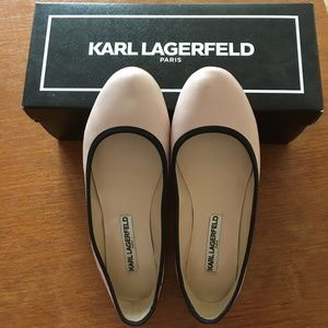 Pretty Karl Lagerfeld Ballerinas, Genuine Leather, Soft & Comfy🩰! Price Drop🔥.